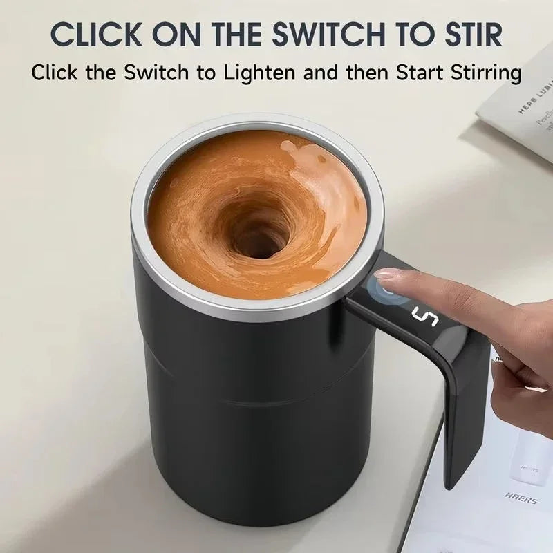 ZYLO SmartStir — Electric Self-Stirring Temperature Display Mug