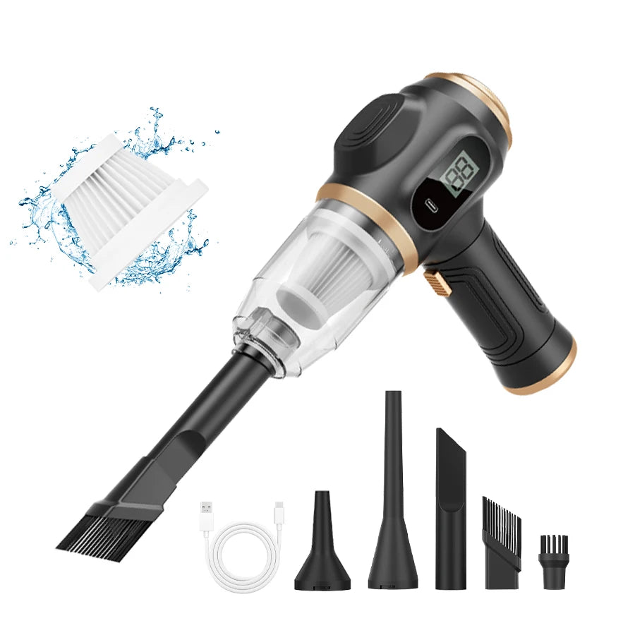 ZYLO PowerVac — Cordless Handheld Vacuum Cleaner with Digital Display
