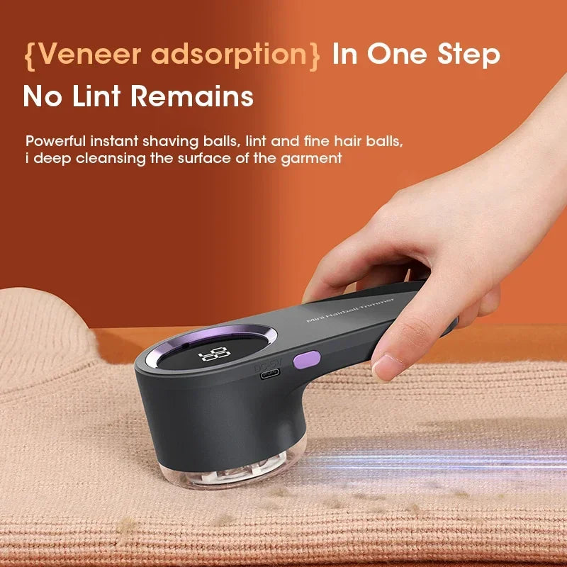 ZYLO TrimEase Pro — Rechargeable Fabric Shaver & Lint Remover