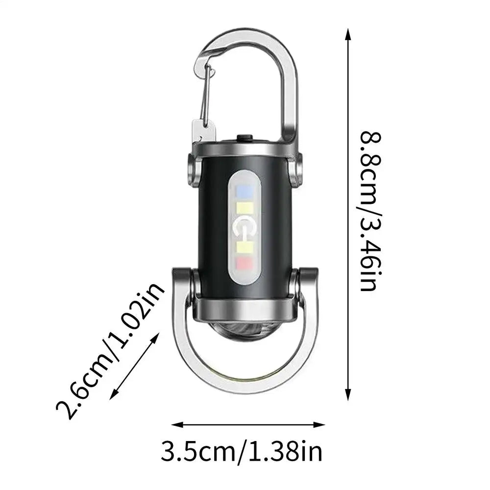 ZYLO FlashMate Pro — Multifunctional LED Keychain Flashlight