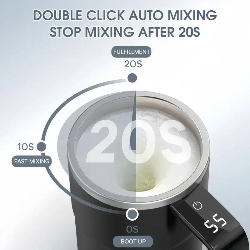 ZYLO SmartStir — Electric Self-Stirring Temperature Display Mug