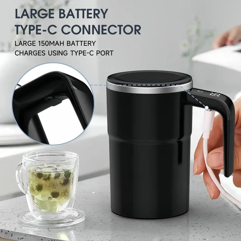 ZYLO SmartStir — Electric Self-Stirring Temperature Display Mug
